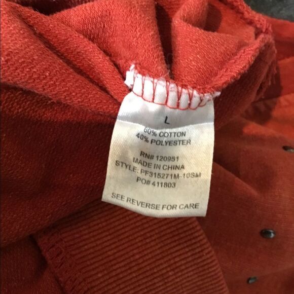 PINK Rose Large rust colored sweatshirt - Picture 7 of 16